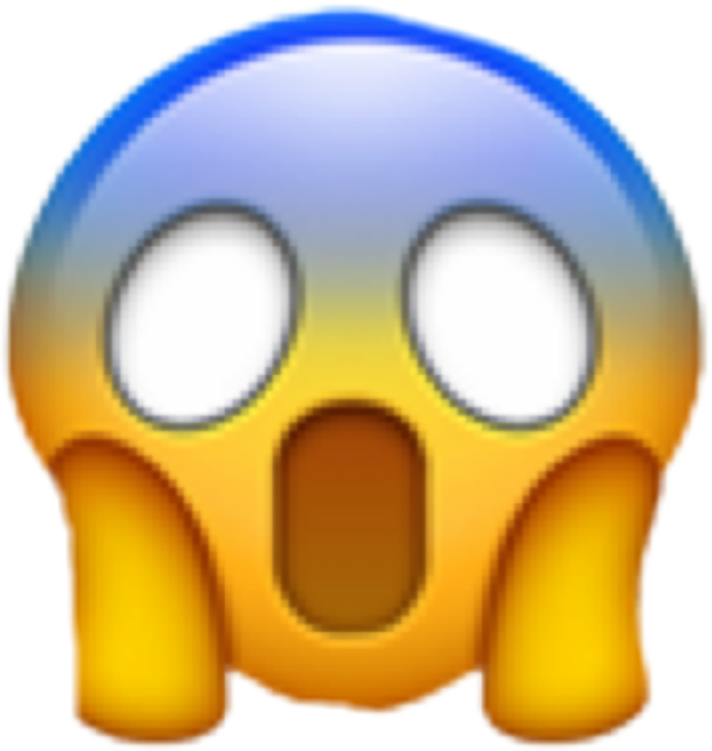 Shocked Emoji Wow Omg Freetoedit - Transparent Background Gasp Emoji (1024x1080), Png Download