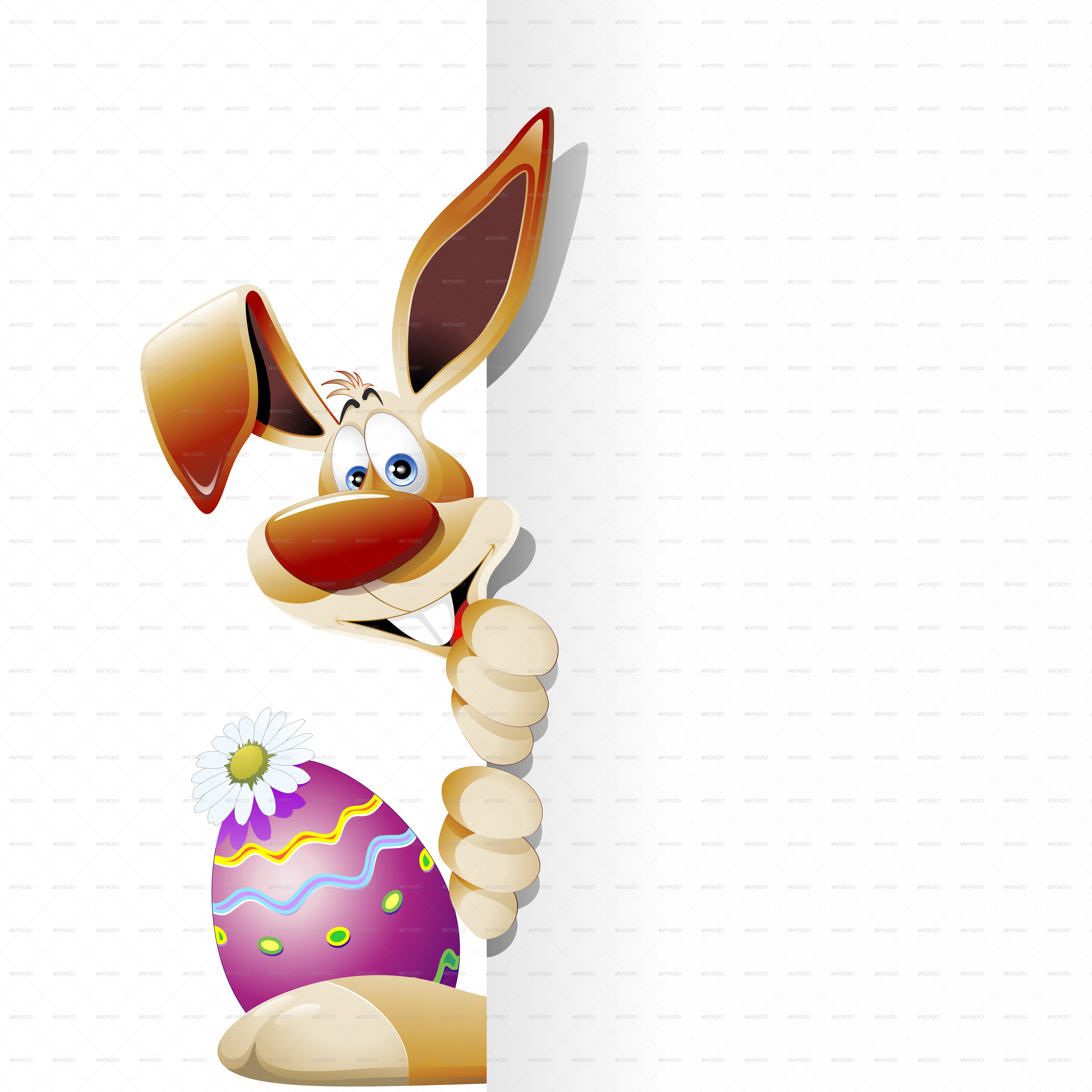 Real Easter Bunny Png Banner Free Stock - Transparent Png Easter Bunny Png (5000x5000), Png Download