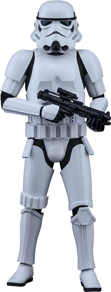 Hot Toys Rogue One: Stormtrooper 1:6 Scale Figure (480x1000), Png Download