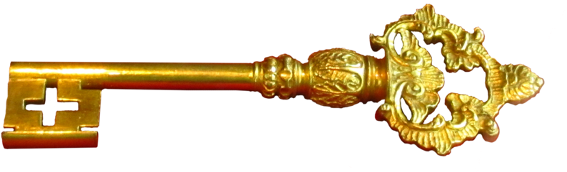 Key - Brass (900x251), Png Download
