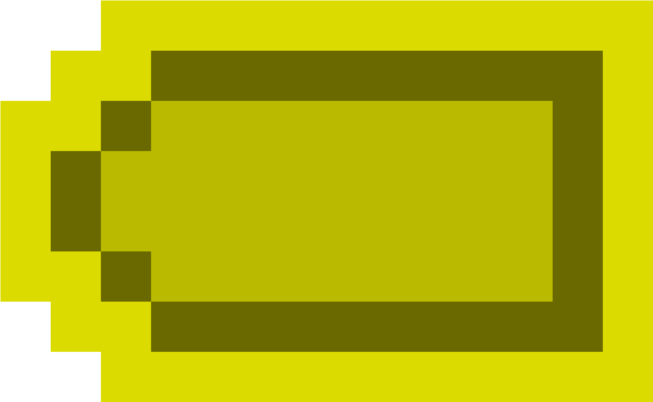 Bullet Left - Pixel Art Bullet Png (2000x1600), Png Download