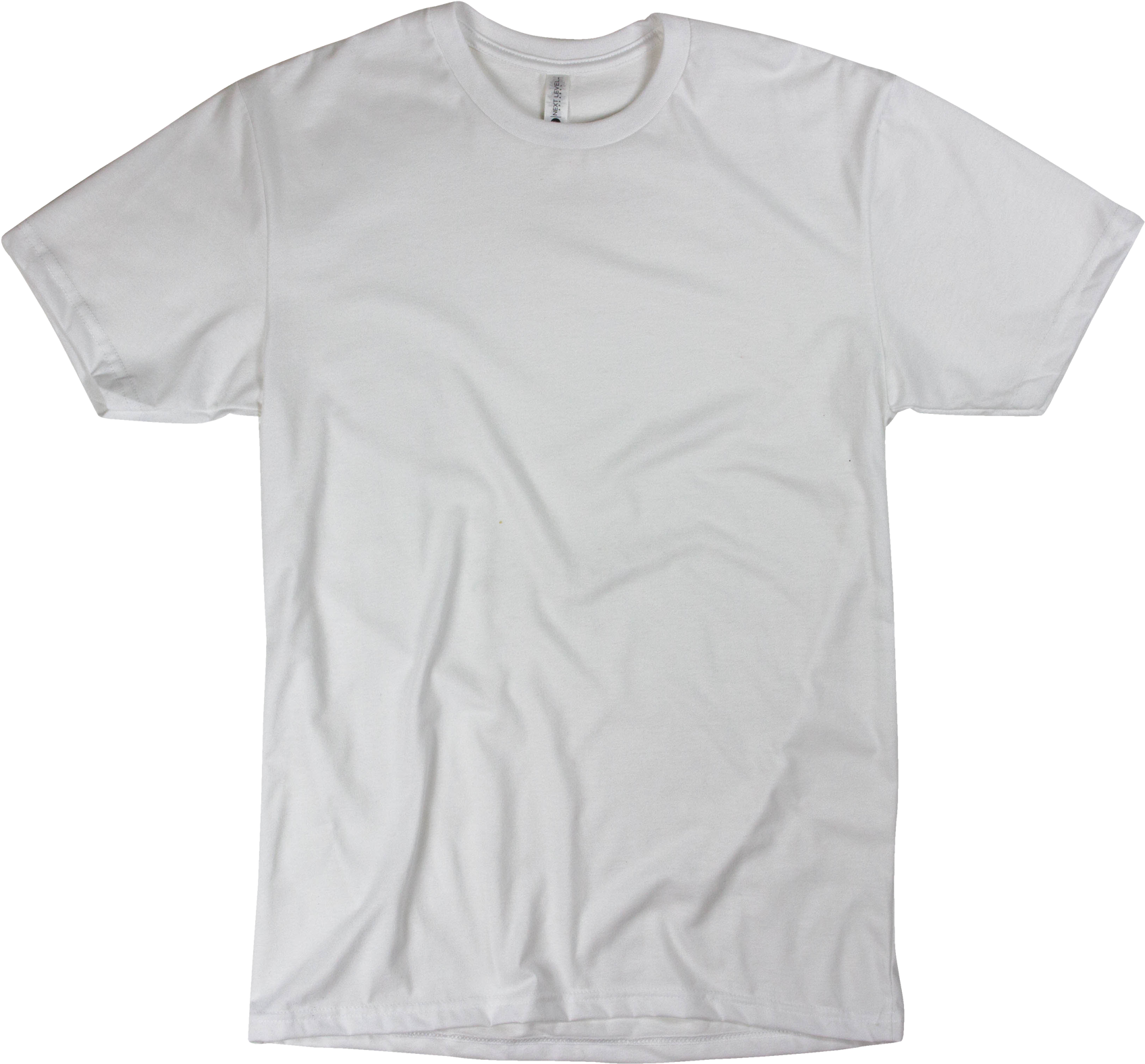 Next Level 60/40 Cvc T-shirt - White T Shirt Png (1808x2048), Png Download