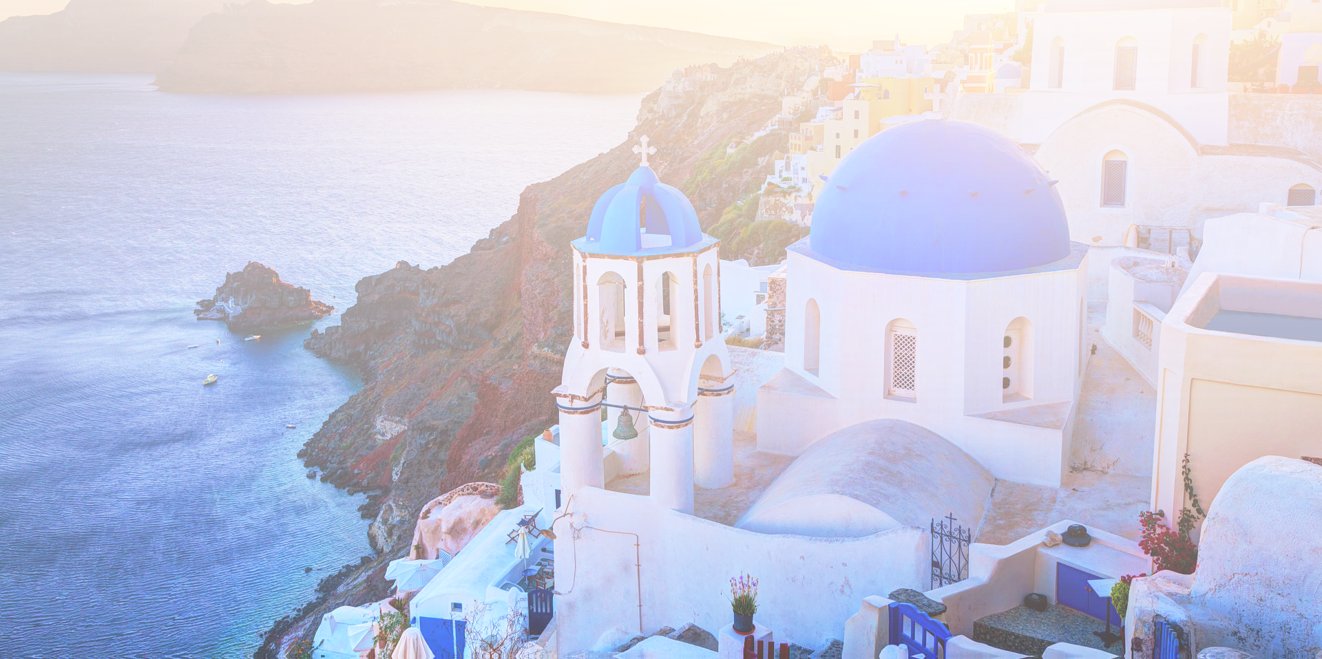 Beautiful Church - Griechenland Santorin (1920x958), Png Download