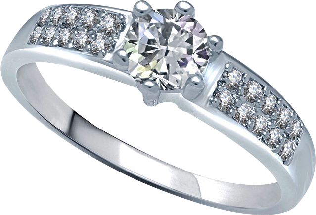 Diamond Ring Png Transparent Image - Portable Network Graphics (500x407), Png Download
