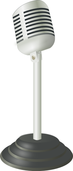 Mic - Microphone Clip Art (252x589), Png Download