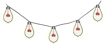 String Lights Png - Garland String Lights Png (393x393), Png Download
