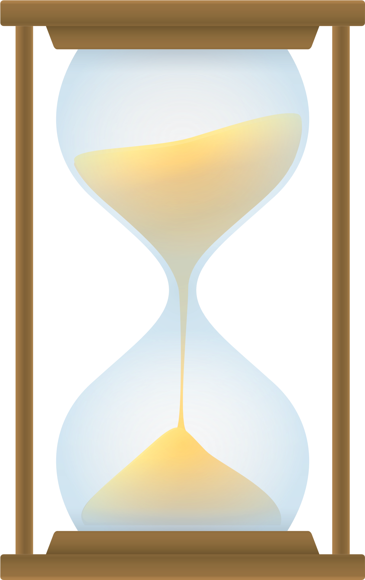Hourglass Vector Png Transparent Image - Hourglass (1300x2000), Png Download