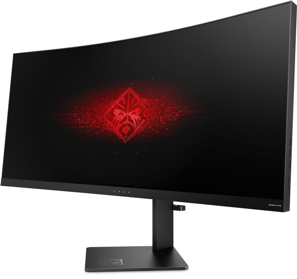 Clip Art Freeuse Hp Neuer Omen X Monitor Notebookcheck - Hp Omen Gaming Monitor (1600x1200), Png Download