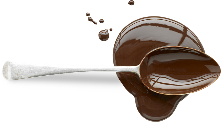 Jpg Free Download Melted By Hrtddy On Deviantart - Chocolate On Spoon Png (900x497), Png Download