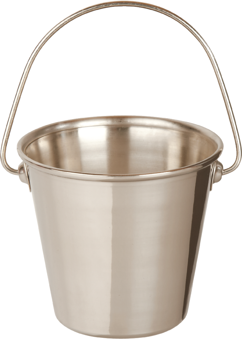 Metal Bucket Png Image - Steel Bucket Png (816x1141), Png Download