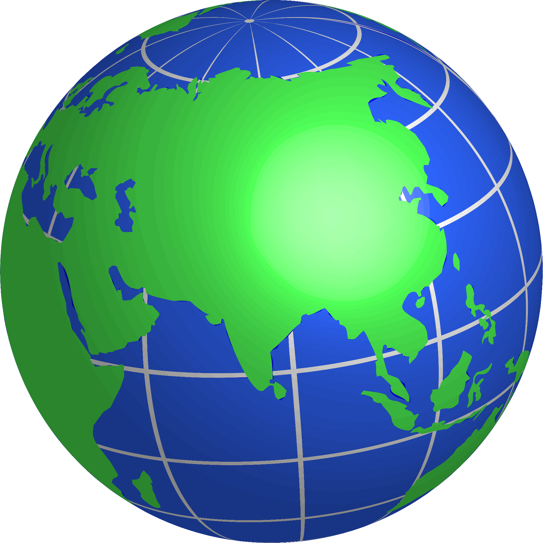 Globe Png Image - Earth Asia Png (1906x1905), Png Download