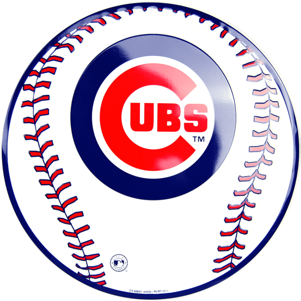 Chicago Cubs Ball - Baseball With Dodgers Logo (600x600), Png Download