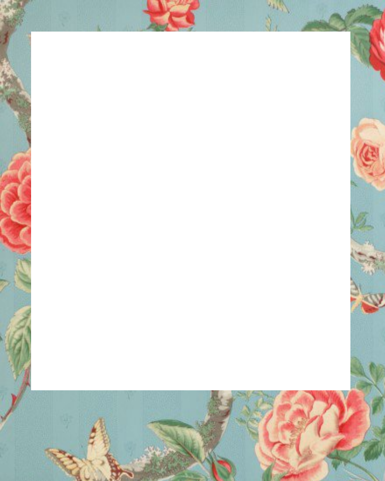 135 Digital Polaroid Frames Polaroid Frame Png, Polaroid - Blue Mountain Wallcoverings Blue Mountain Butterfly (768x960), Png Download