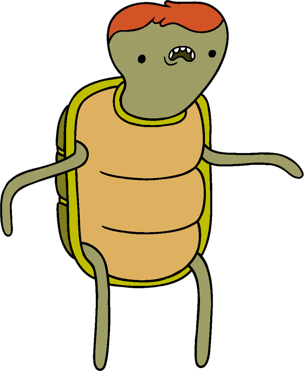 Turtle Person -5 - Turtle From Adventure Time (979x1194), Png Download