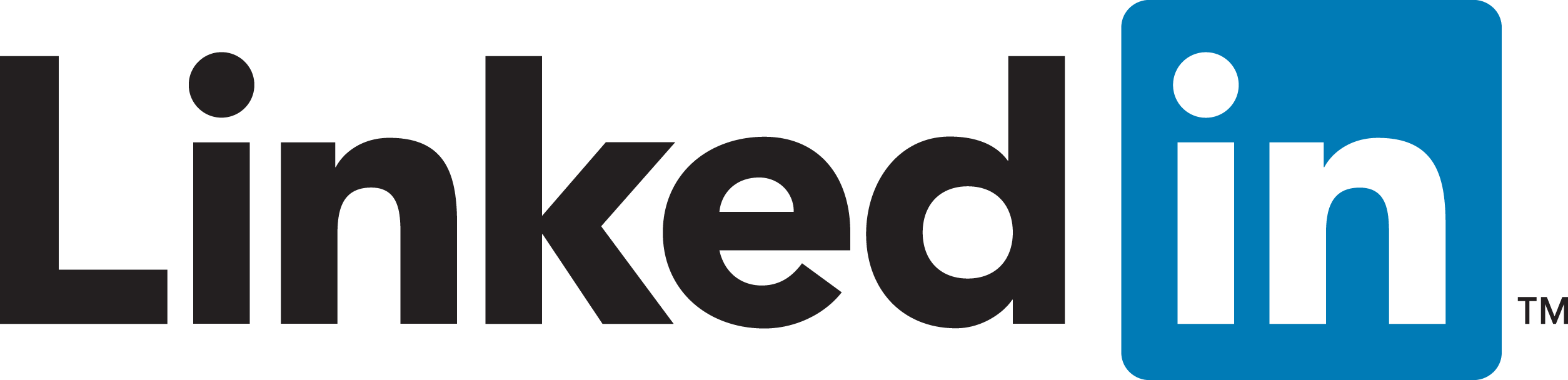 Linkedin Full Logo - Linkedin By A J Robbins 9781522807308 (paperback) (2447x600), Png Download