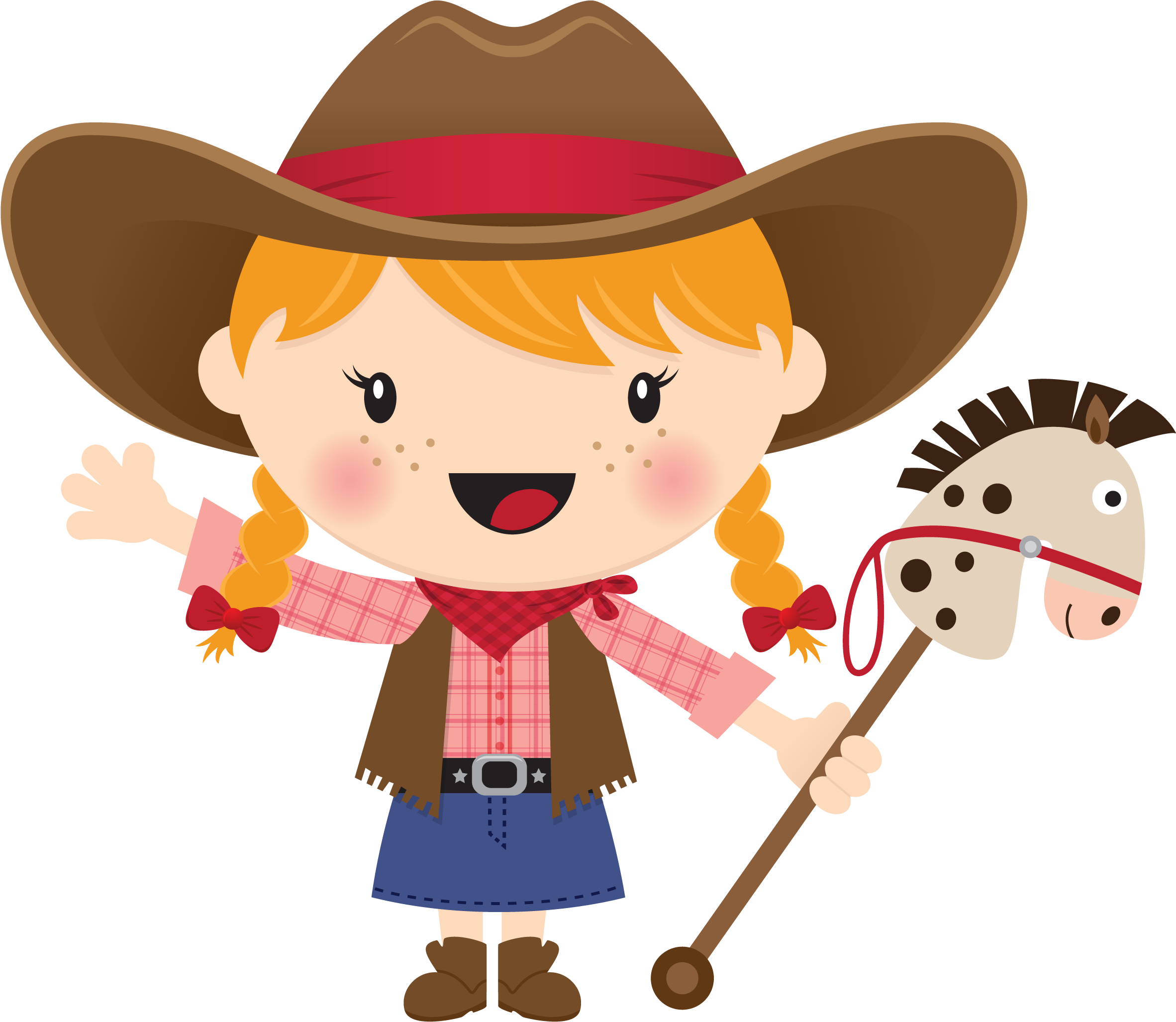 Pin By Adri Machado On Imagens - Cowgirl Clipart (2500x2066), Png Download