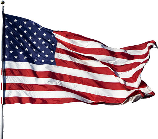Real American Flag Png (534x469), Png Download