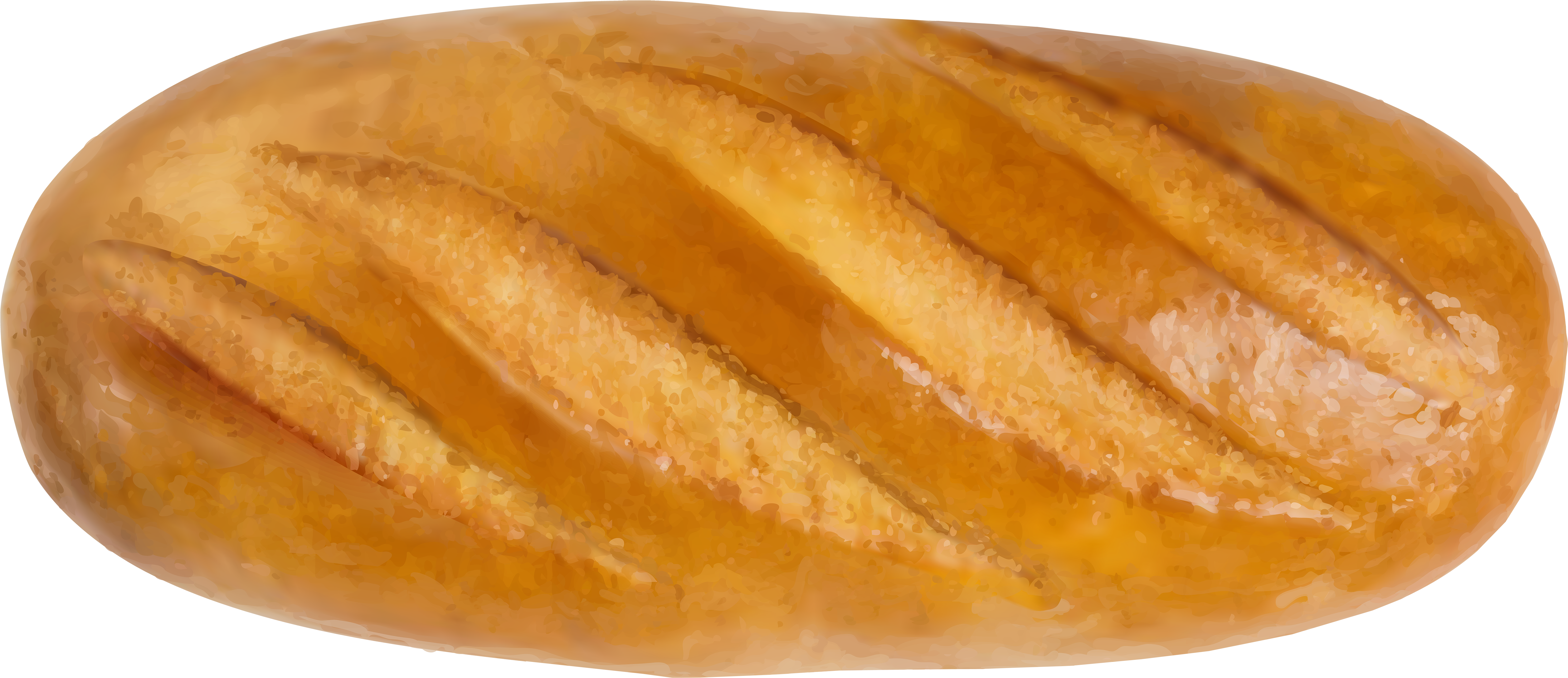 Fresh Bread Png Clip Art (6000x2636), Png Download