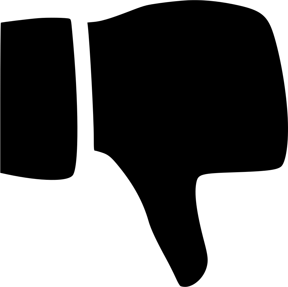 Thumbs Down - - Portable Network Graphics (981x980), Png Download