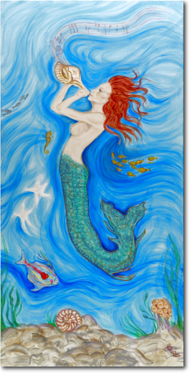 Zahara Musical Mermaid - Mermaids (504x747), Png Download