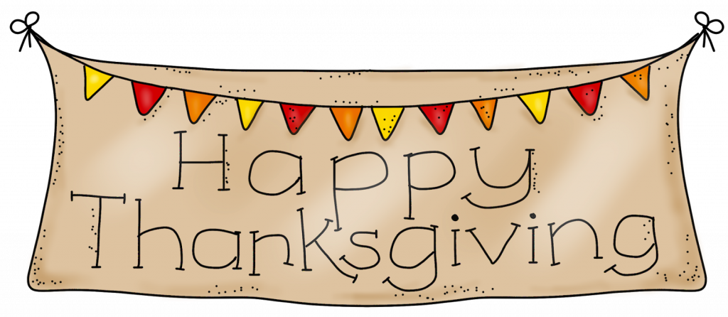 Thanksgiving Break No School November 20-24 - Thanksgiving Clipart Transparent Background (1024x446), Png Download