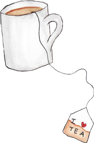 Art Watercolor Tea Transparent Transparent Tea - Acer Liquid Jade S Protecteur Coque Gel Silicone Case (500x629), Png Download