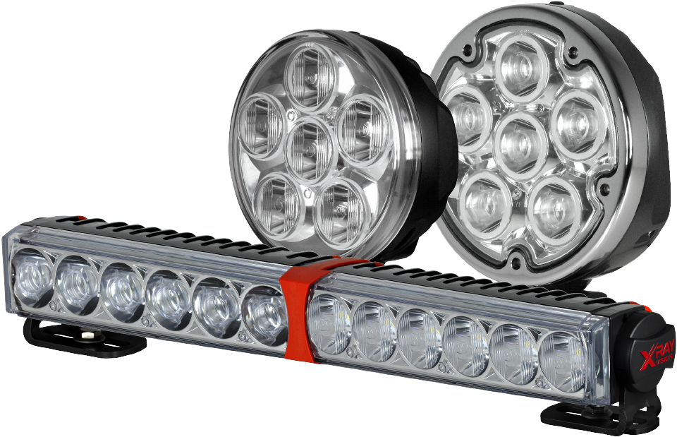 Featuring State Of The Art Light Projection Technology - Britax Xray Vision 220 Series 60w Spread Beam Driving (960x619), Png Download