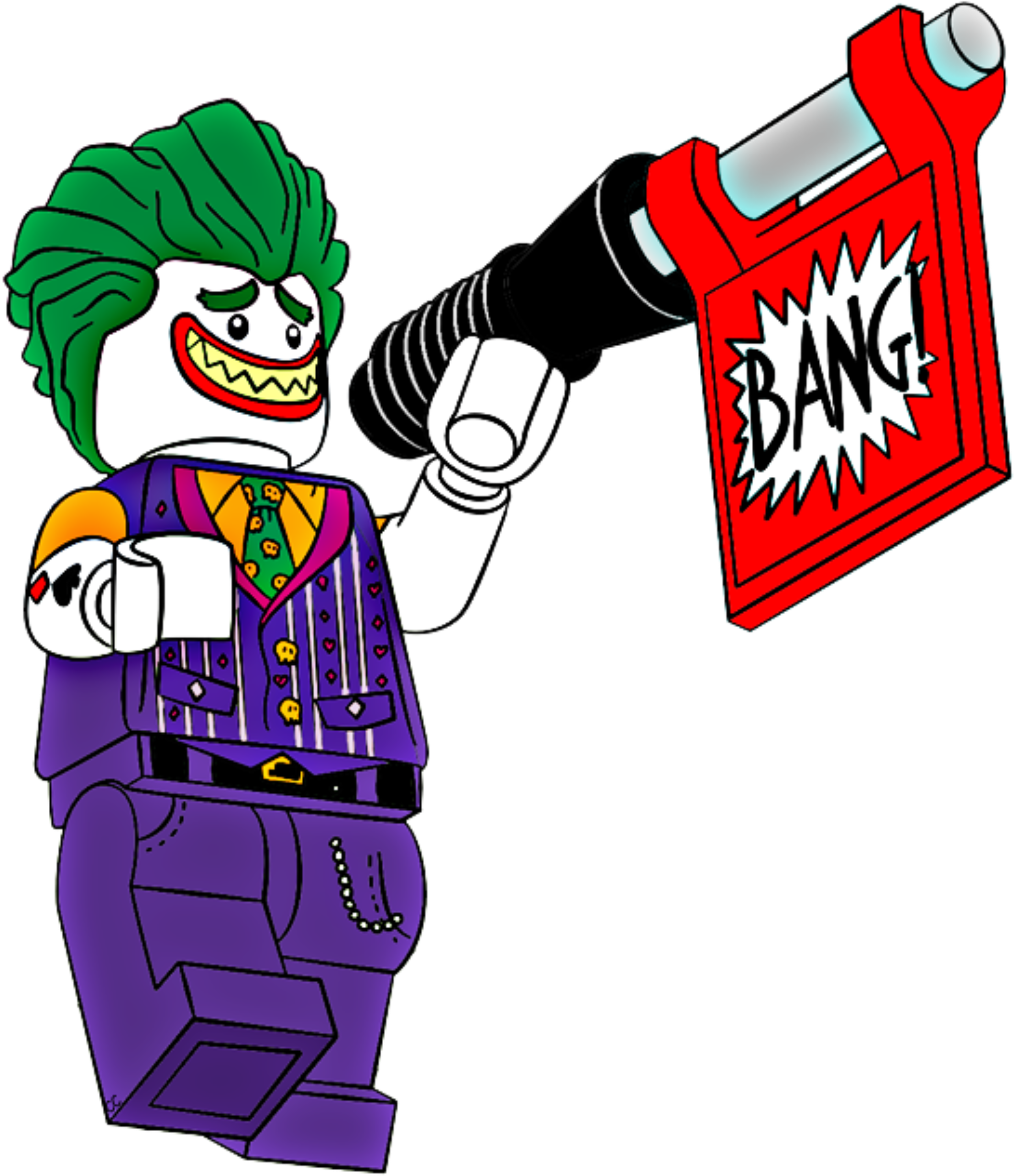 The Joker - Lego The Joker Notorious Lowrider (548x633), Png Download