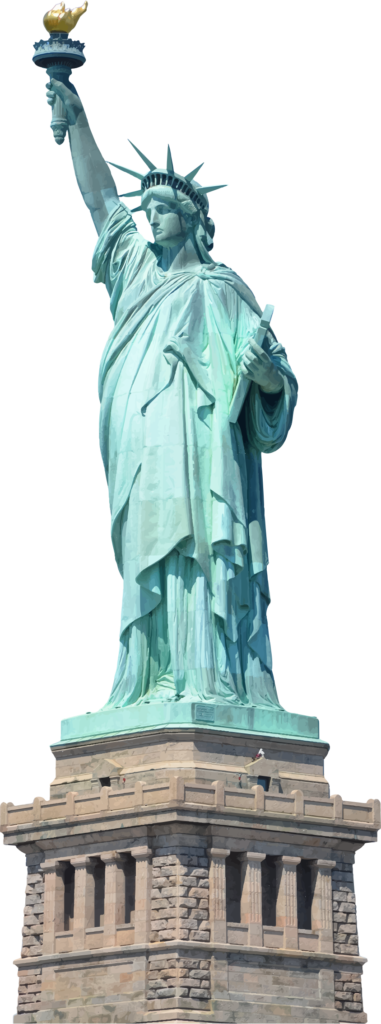 Free Statue Of Liberty Png File - Statue Of Liberty (381x1024), Png Download