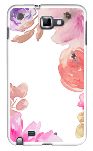 Cute Painted Flowers / Watercolor Flowers Iphone Fresca - Mobile Phone (300x485), Png Download