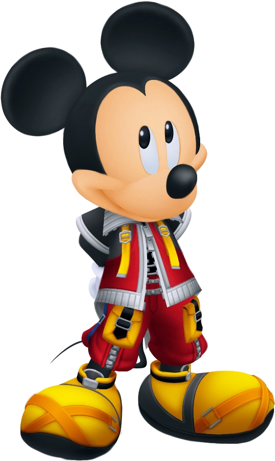 Mickey Mouse -kingdom Hearts Ii - Kh Mickey (597x943), Png Download
