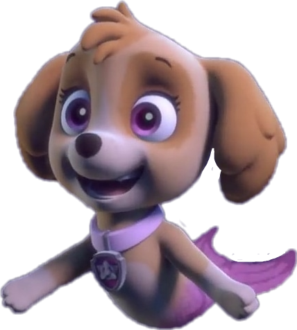 Skye Of Paw Patrol Skye Pawpatrol Pups Cuccioli Cane - Puppy (428x476), Png Download