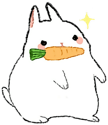 Bunny Bunnies Animation Cute Kawaii Anime Japan Freetoe - Kawaii (500x500), Png Download