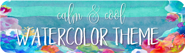 Calm & Cool Watercolor - Poster (640x235), Png Download