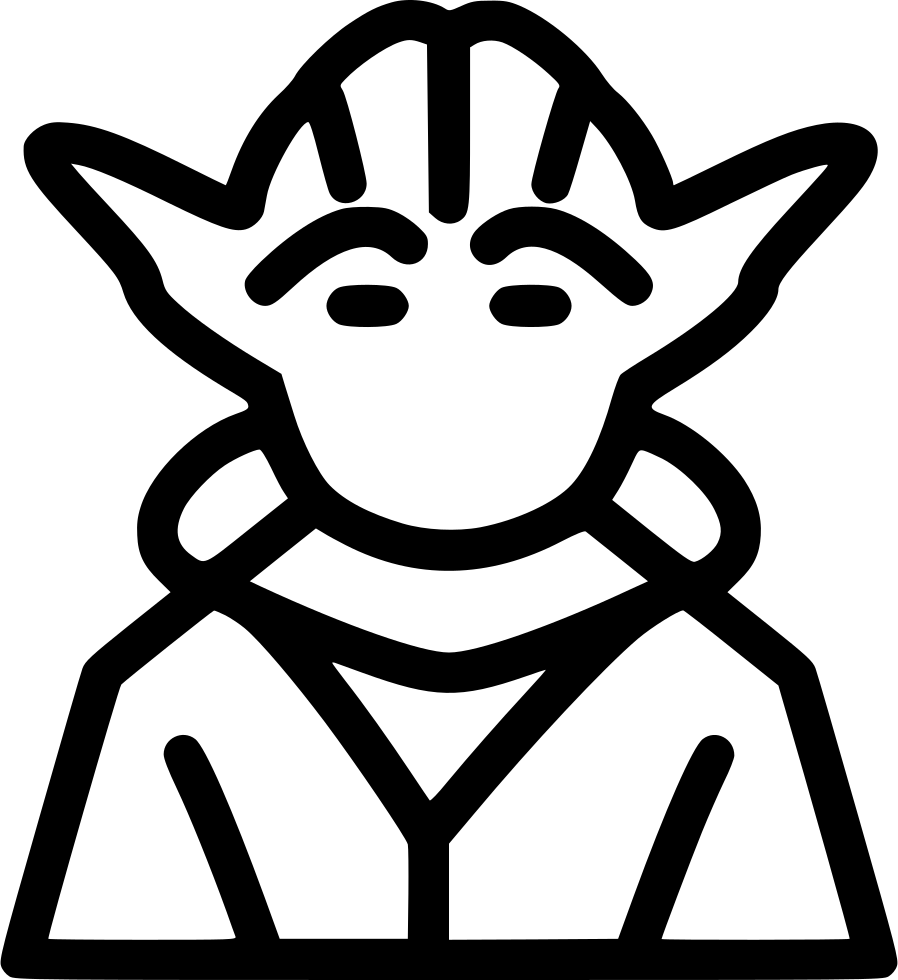 Master Yoda Comments - Yoda Psd Icon (898x980), Png Download