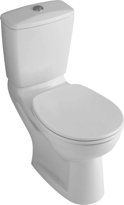 Free Png Toilet Png Images Transparent - Villeroy & Boch Washdown Wc For Close-coupled Wc-suite (480x790), Png Download