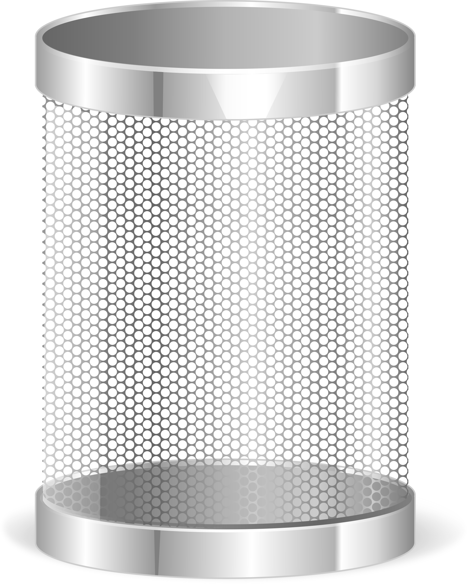 Open Garbage Can Png - Transparent Trash Bin Png (1887x2359), Png Download