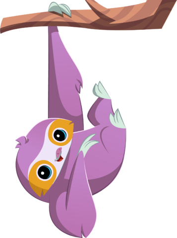 Sloth (357x479), Png Download