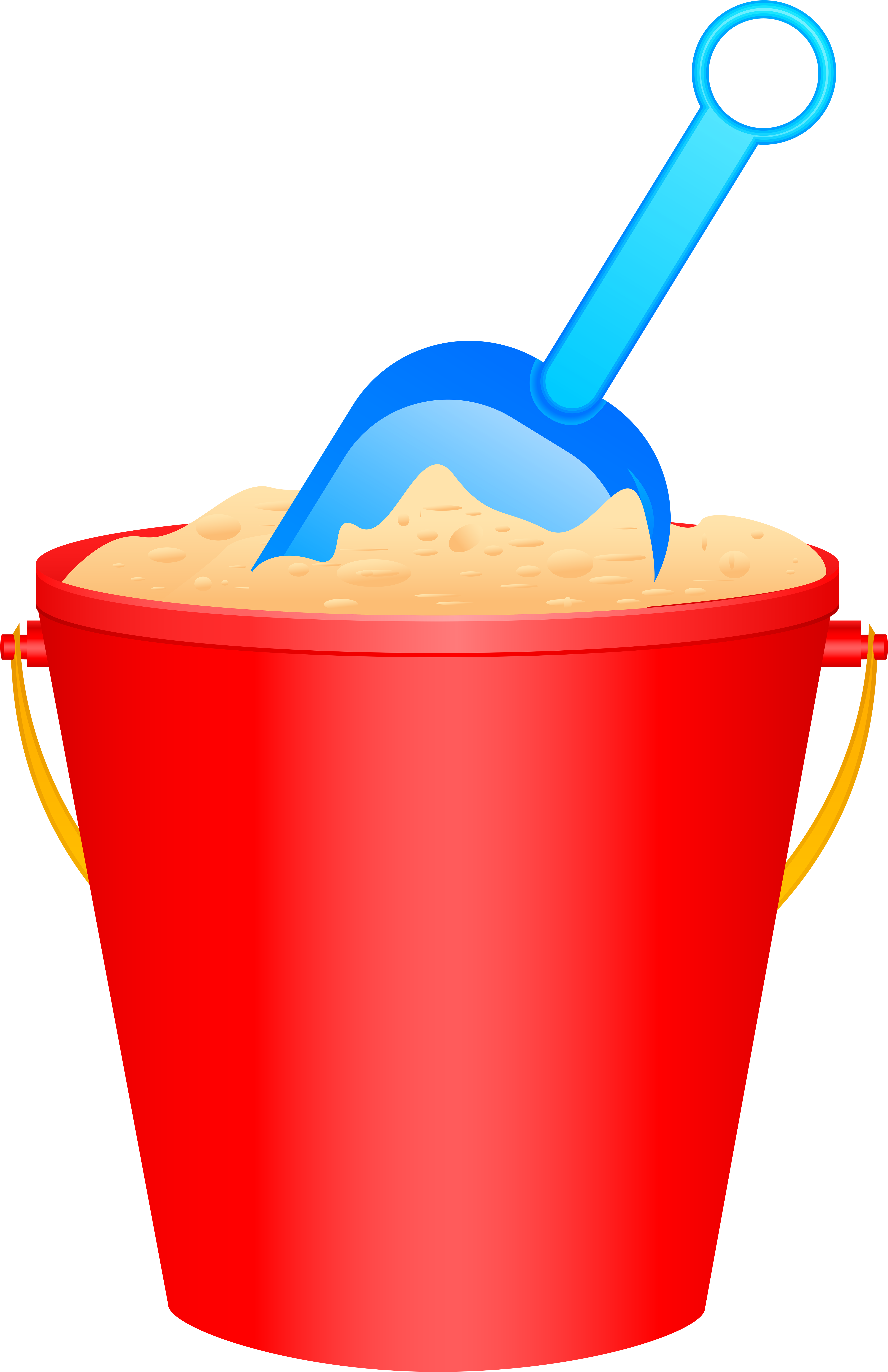 Download Rock And Roll Clipart Bucket Beach Bucket And Spade PNG Image with No Background