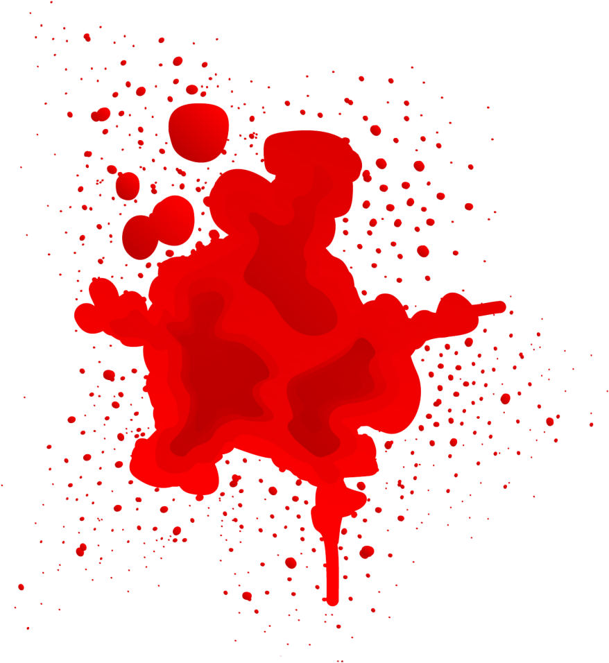 Halloween Vector Free Png Blood Splash - Blood In Stool From Hemorrhoids (1024x1024), Png Download