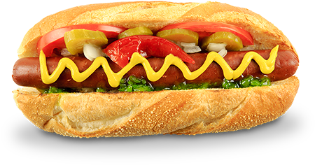 Hot Dog Transparent Png - Lord Of The Fries Vegan (720x338), Png Download