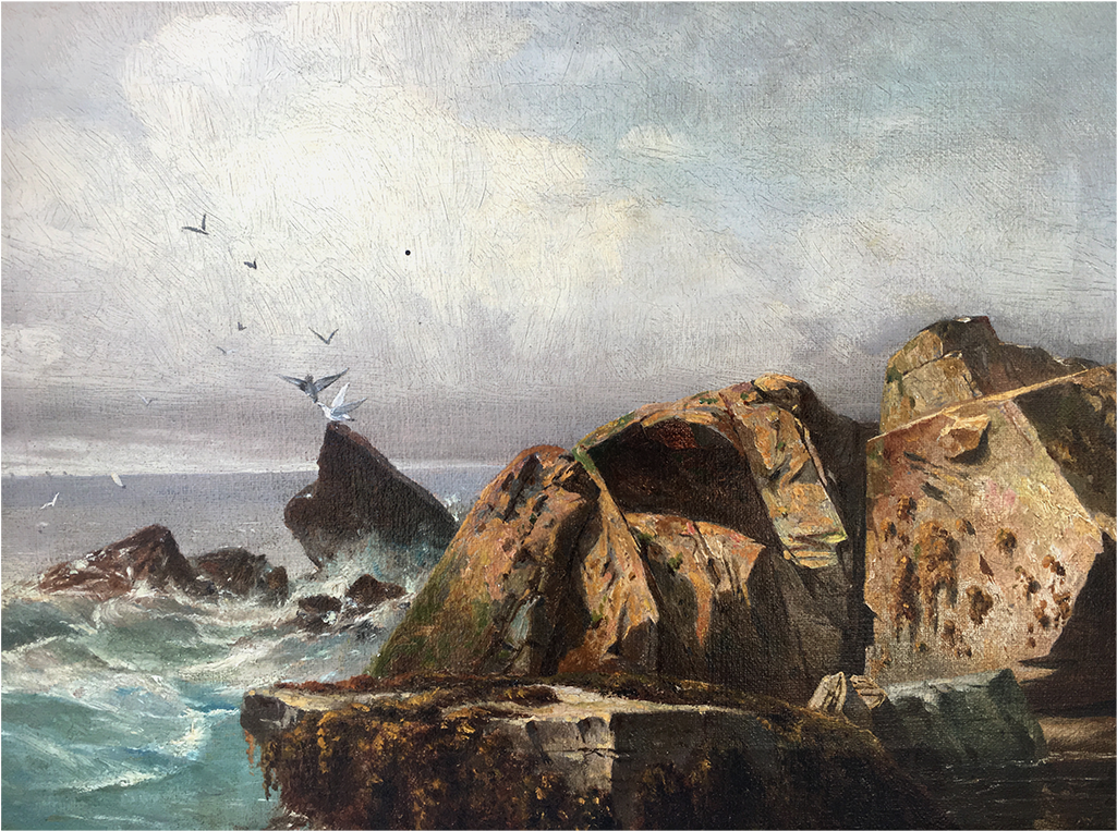 Andrew W Warren [1823/1834-1873] American Realist Painter - Mount Desert Island (1400x1400), Png Download