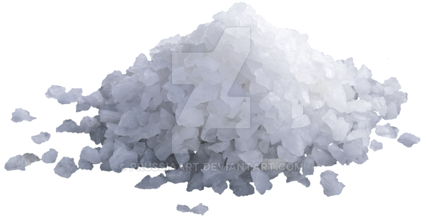 Particles Of Salt On A Transparent Background - Sodium Chloride (900x572), Png Download