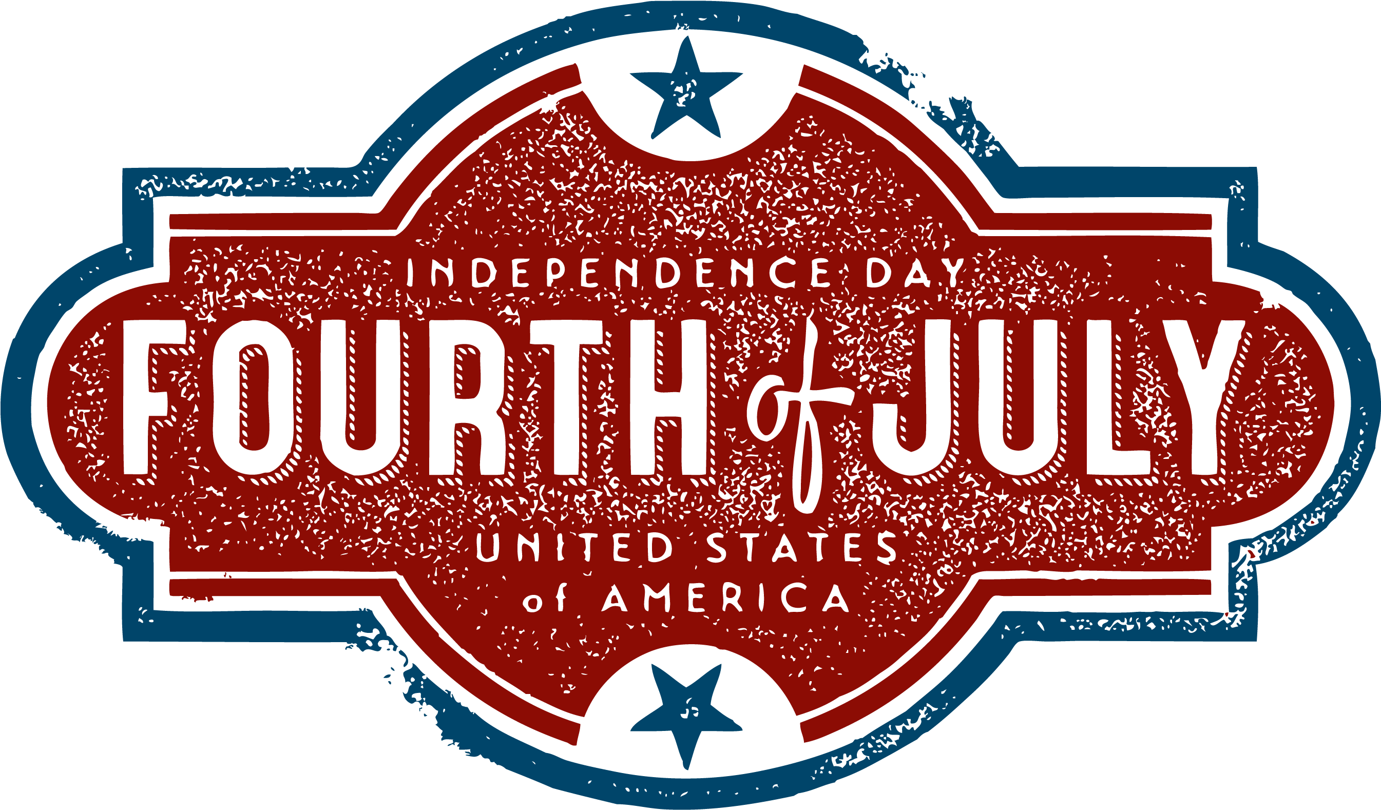 Fourth Of July Logo » Fourth Of July Logo - Vintage Fourth Of July Signs (3000x3000), Png Download