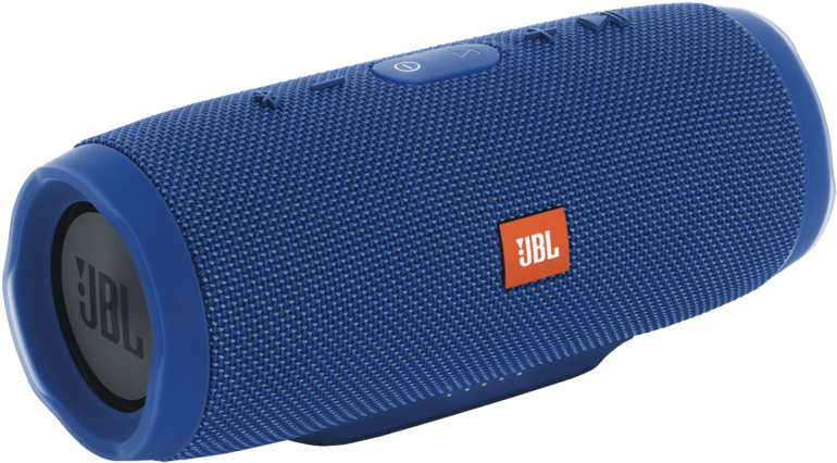 Bluetooth Speakers Png - Jbl Charge 3 Blue Bluetooth Speaker (773x505), Png Download