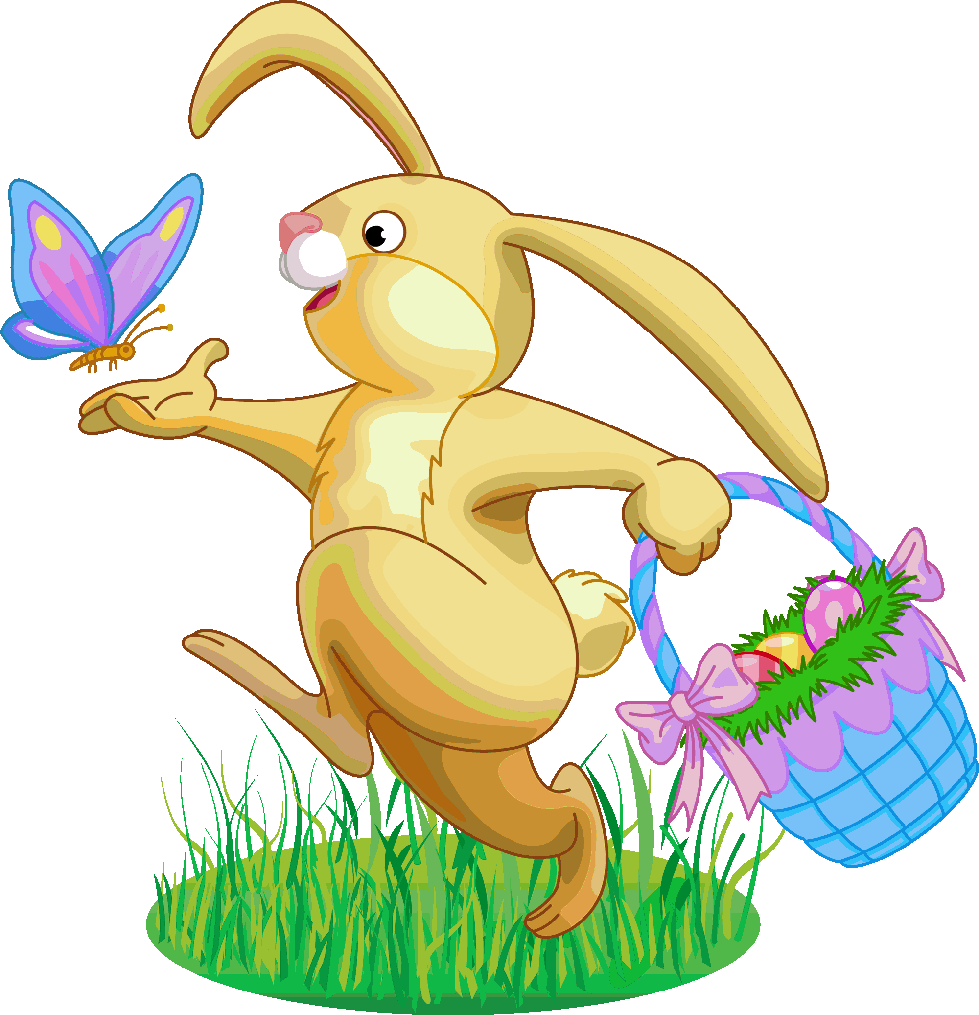 Easter Rabbit Png Clipart - Imagenes Del Conejo De Pascua (2000x2073), Png Download