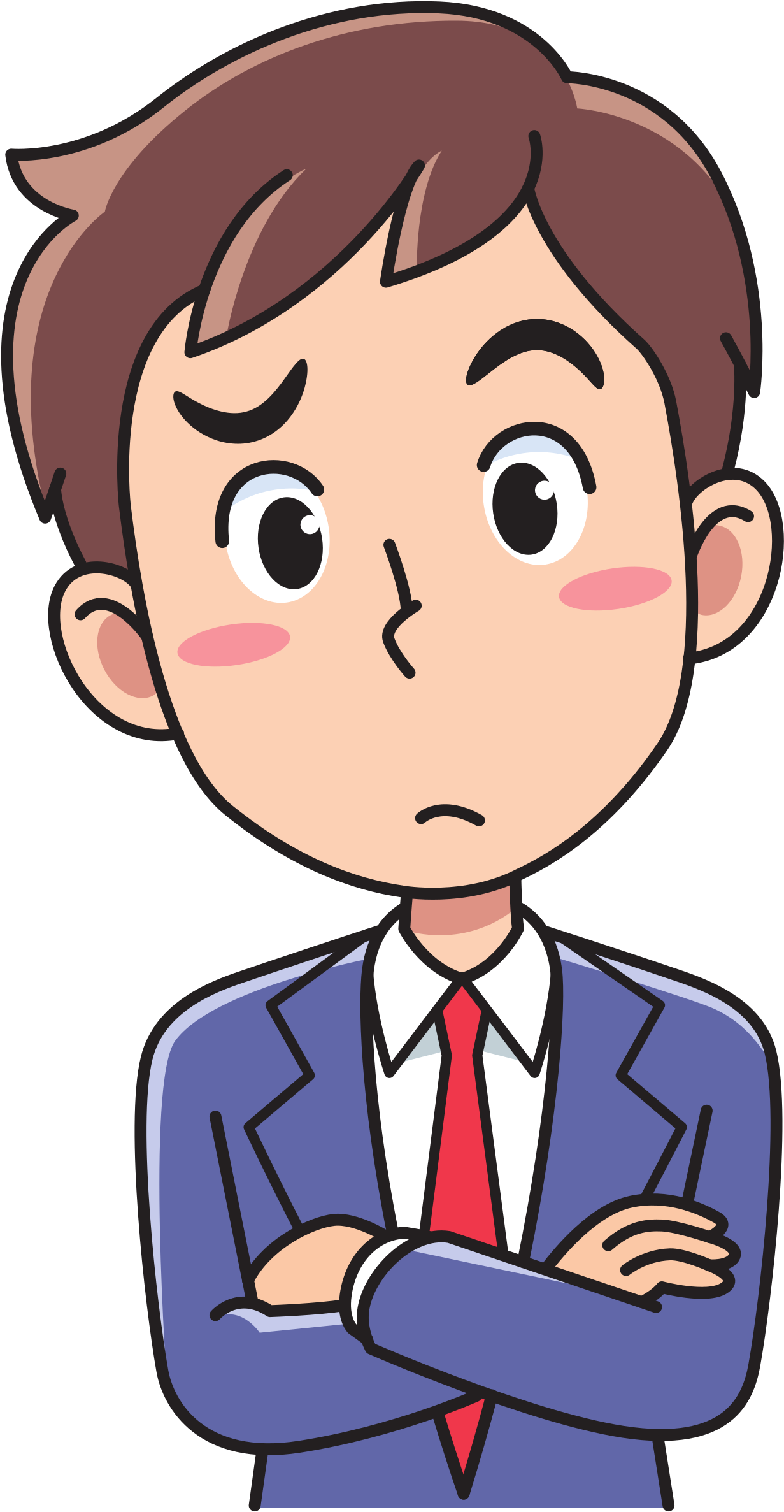 This Free Icons Png Design Of Business Man (1259x2400), Png Download