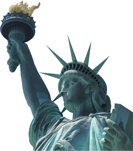 Statue Of Liberty Cutout 16 Oct 2016 - Statue Of Liberty (442x500), Png Download