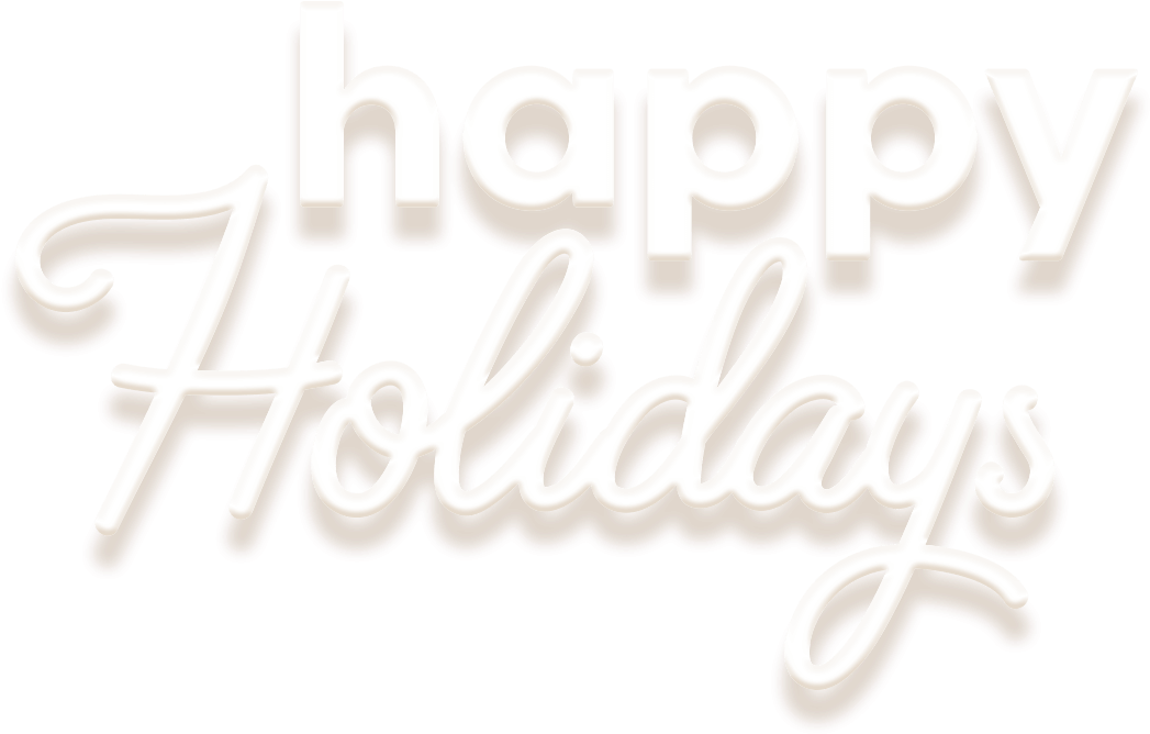 Happy Holidays - Calligraphy (1208x741), Png Download