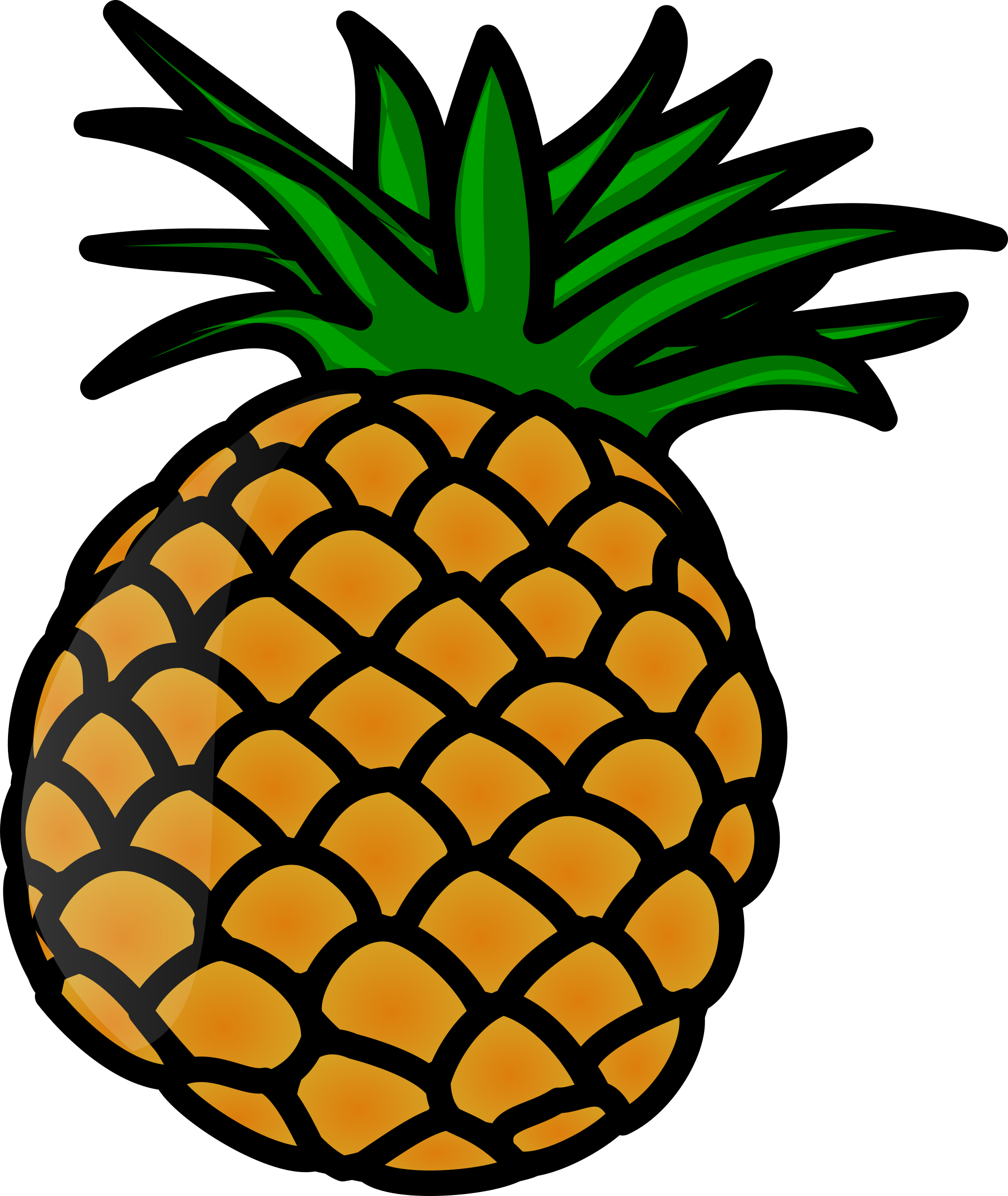 Pineapple Png (2023x2400), Png Download